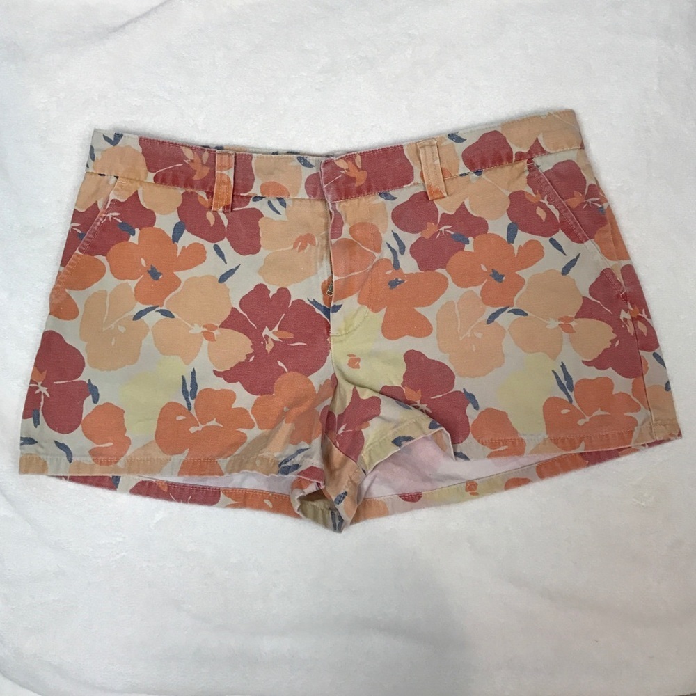 Hawaiian Inspired Jean Shorts